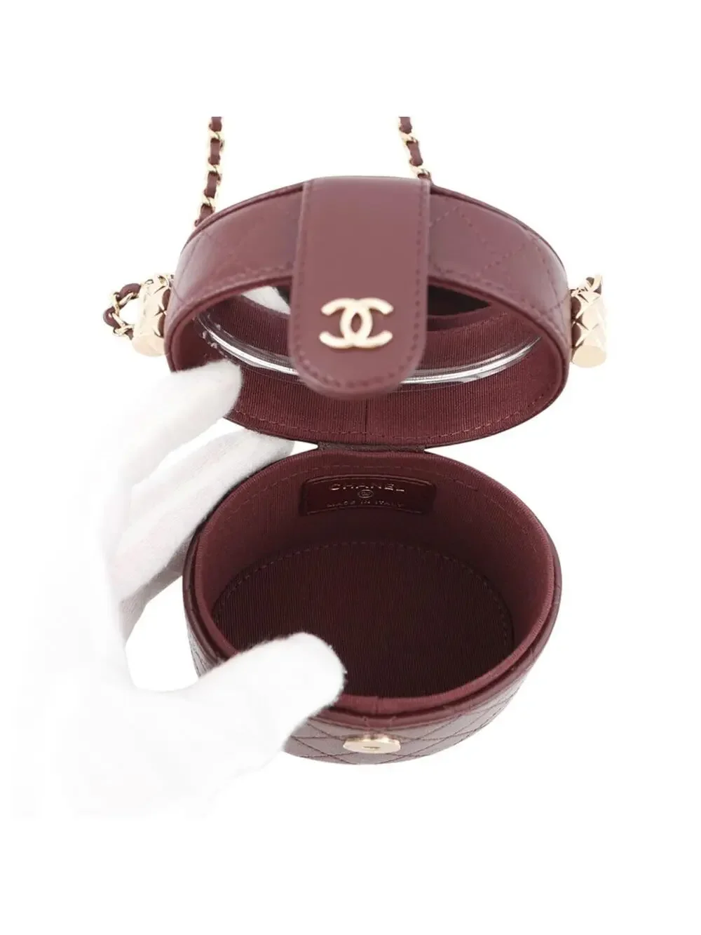 Chanel Cc Allure Vanity Case With Chain #287634C25B